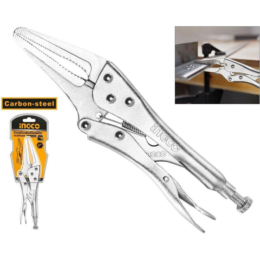 Ingco HLNP0209 Long Nose Locking Plier Vise Grip 9 Ingco HLNP0209 Long Nose Locking Plier Vise Grip 9